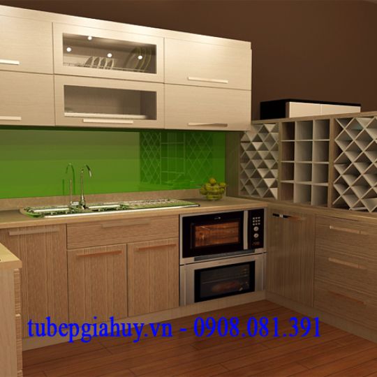 Tủ Bếp Laminate Chữ U