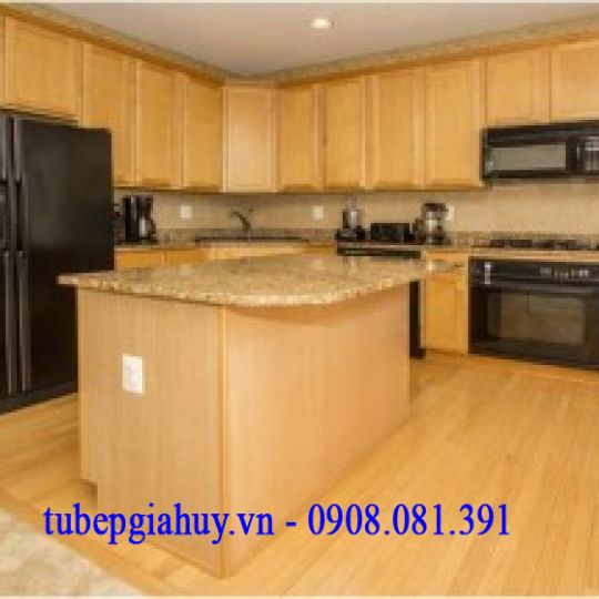 Tủ Bếp Gỗ Sồi Nga