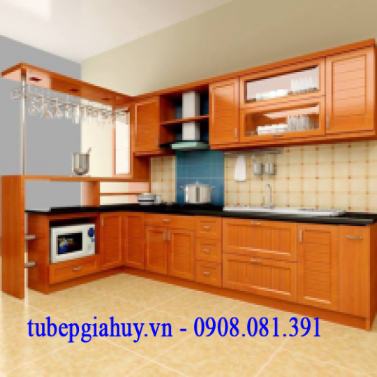 Tủ Bếp Gỗ Xoan Đào Cao Cấp